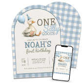 ワンガ間抜けースブカスタマイズルーズ1st誕生日アーチ 招待状