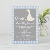 ワンガ間抜けースブルーギンガムボーイズバースデーパーティー 招待状 (スタンド正面)