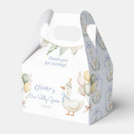 ワンガ間抜けースブルーセージ少年1歳の誕生日 フェイバーボックス