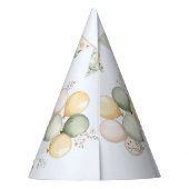 ワンガ間抜けースブルーボウクレストヴィンテージ パーティーハット (裏面)