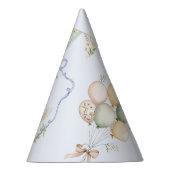 ワンガ間抜けースブルーボウクレストヴィンテージ パーティーハット (右)