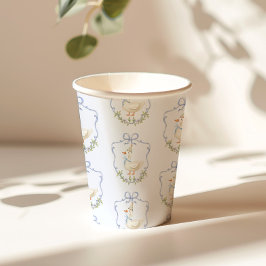 ワンガ間抜けースブルーボウクレストヴィンテージ 紙コップ