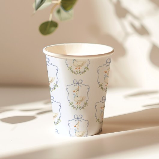 ワンガ間抜けースブルーボウクレストヴィンテージ 紙コップ