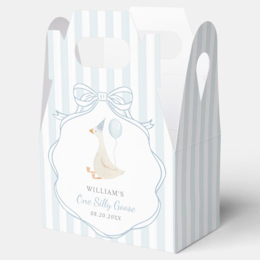 ワンガ間抜けースブルーボウファースト誕生日 フェイバーボックス (オープン)