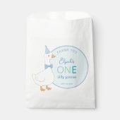 ワンガ間抜けースブルーボーイファースト誕生日ありがとう フェイバーバッグ (正面)