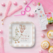 ワンガ間抜けースベビー2回目の誕生日 ペーパープレート (パーティー)