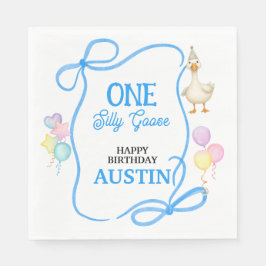 ワンガ間抜けースボーイズファースト誕生日 スタンダードランチョンナプキン
