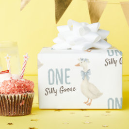 ワンガ間抜けースボーイファースト誕生日 ラッピングペーパー