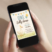 ワンガ間抜けースボーイファースト誕生日 招待状