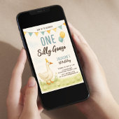 ワンガ間抜けースボーイファースト誕生日 招待状