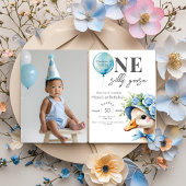 ワンガ間抜けースボーイ1歳招待状 招待状