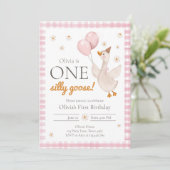 ワンガ間抜けース春パーティーファームファースト誕生日 招待状 (スタンド正面)