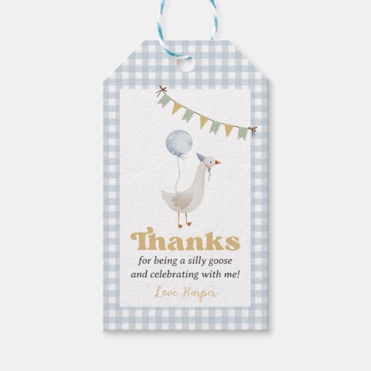 ワンガ間抜けース誕生日ギフトラベル ギフトタグ (正面)