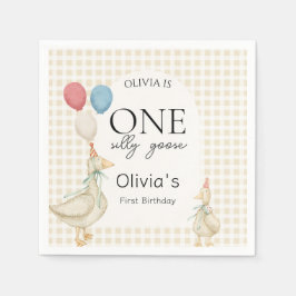 ワンガ間抜けース誕生日パーティー スタンダードカクテルナプキン