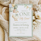 ワンガ間抜けース誕生日ファースト誕生日招待状 招待状