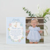 ワンガ間抜けース誕生日写真サンキューカード サンキューカード (スタンド正面)