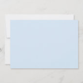 ワンガ間抜けース誕生日写真サンキューカード サンキューカード (裏面)