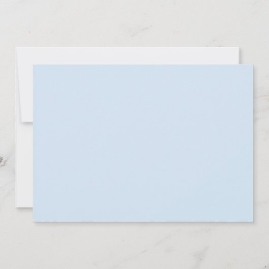 ワンガ間抜けース誕生日写真サンキューカード サンキューカード (裏面)