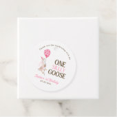 ワンガ間抜けース誕生日、ガール1stバースデーピンク フェイバータグ (インサイチュ)