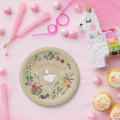 ワンガ間抜けース農家ガーデンテーマタン ペーパープレート (パーティー)