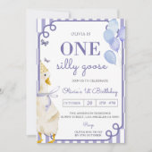 ワンガ間抜けース1日パーティの招待状 招待状 (正面)