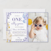 ワンガ間抜けース1日パーティの招待状 招待状 (正面)