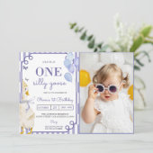 ワンガ間抜けース1日パーティの招待状 招待状 (スタンド正面)