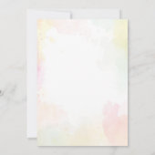 ワンガ間抜けース1日パーティの招待状 招待状 (裏面)