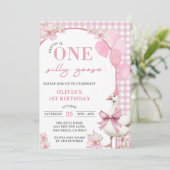 ワンガ間抜けース1日パーティの招待状 招待状 (スタンド正面)