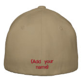 ワンキャップのゴルフホール 刺繍入りキャップ (裏面)