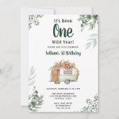 ワンキャンパー1stバースデーキャンプ招待状 招待状 (正面)