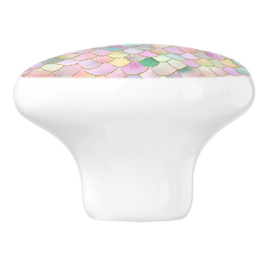 ワンキートレンディーレインボーガールメタルマーメイドはかりで測 セラミックノブ (側面)