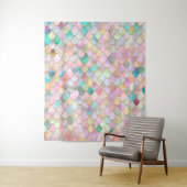 ワンキートレンディーレインボーガールメタルマーメイドはかりで測 タペストリー (インサイチュ)