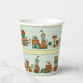 ワンキーハウス 紙コップ (正面)