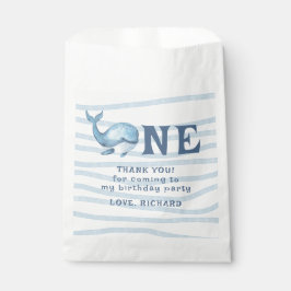 ワンクジラ海の下の最初のバースデー感謝していズ フェイバーバッグ