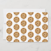 ワンクッキーファースト誕生日 招待状 (裏面)