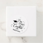 ワンクッキー頭が切れる卒業メッセージカード フェイバータグ (インサイチュ)