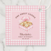 ワンクッ頭が切れるキーガールズファースト誕生日 フェイバータグ (裏面)