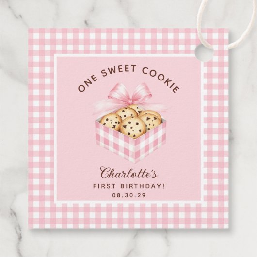 ワンクッ頭が切れるキーガールズファースト誕生日 フェイバータグ (裏面)