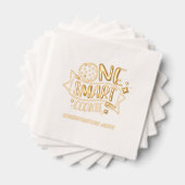 ワンクッ頭が切れるキーゴールドフォイル卒業ナプキン 箔ナプキン (インサイチュ (積み重ね))