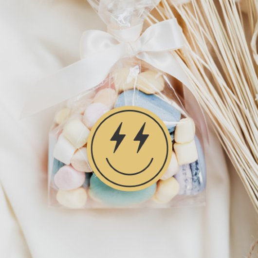 ワンクールボーイ初誕生日市松模様にレトロ ラウンドシール