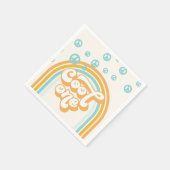 ワンクールレトロ少年1歳の誕生日 スタンダードカクテルナプキン (角)