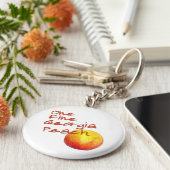 ワングルジア素晴らしピーチ キーホルダー (側面)