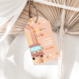 ワングルービーレトロレインボー1st誕生日 ギフトタグ