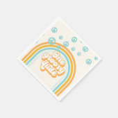 ワングルーヴィードデレトロボーイワンサンバースデー スタンダードカクテルナプキン (角)