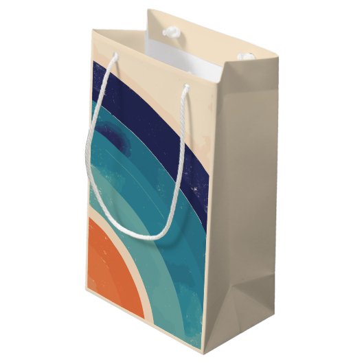 ワングルーヴィーバーベレトロデイジー1st誕生日 スモールペーパーバッグ (裏面アングル)