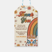 ワングルーヴィーバーベレトロレインボー1st誕生日 ギフトタグ (正面)