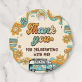 ワングルーヴィーバーベレトロレインボー1st誕生日 フェイバータグ (正面)