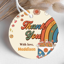 ワングルーヴィーバーベレトロレインボー1st誕生日 フェイバータグ