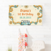 ワングルーヴィーバーベレトロレインボー1st誕生日 横断幕 (インサイチュ)